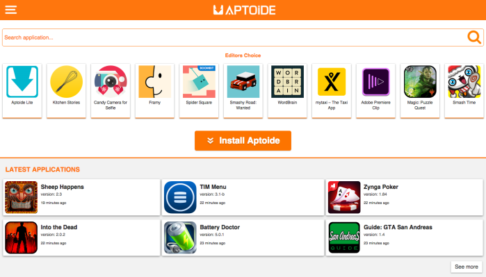 download free aptoide for pc